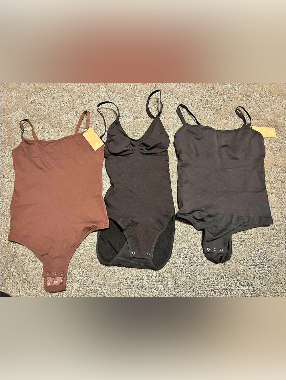 OQQ Sleeveless Strap Bodycon Bodysuit Tops Shaper